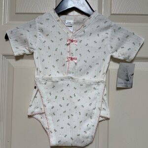 Vintage Little Wonders Rosebud Baby Adjustable Bodysuit